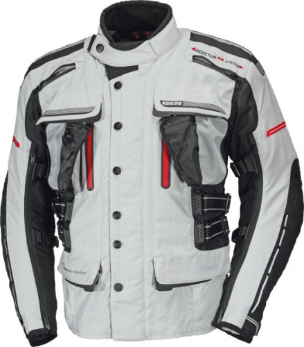 IXS EAGLE II HELLGRAU-SCHWARZ-ROT geaca touring